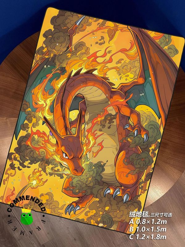 【海外代購】皇呱 《龍之怒火》寶可夢噴火龍龍之怒火周邊裝飾畫 