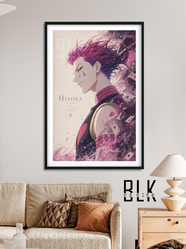 【海外代購】巴洛克《側顏西索》獵人奇犽酷拉皮卡HUNTER×HUNTER動漫裝飾冰箱貼 