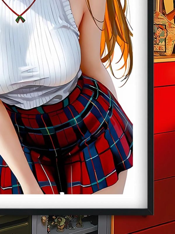 【海外代購】巴洛克 《百褶裙明日香》Asuka新世紀福音戰士裝飾畫冰箱貼 