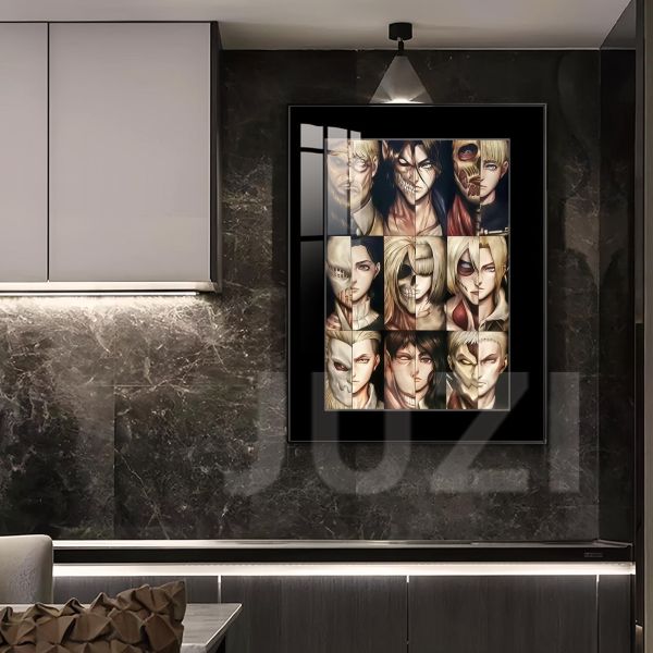 【海外代購】橘子 JUZI 進擊巨人切片海報 彩色版 