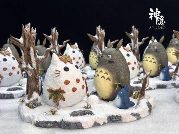 【海外代購】神隱 遇見系列 龍貓 雪地中的嬉戲 