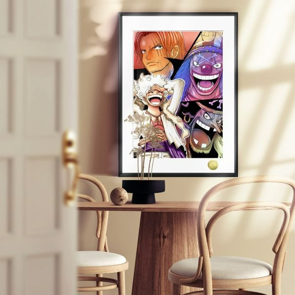 【海外代購】皇呱 《新世界四皇》海賊王周邊裝飾畫 午睡毯  地毯 