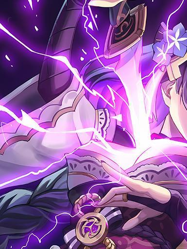 【海外代購】巴洛克 《拔劍雷電將軍》原神影稻妻八重神子動漫裝飾冰箱貼 