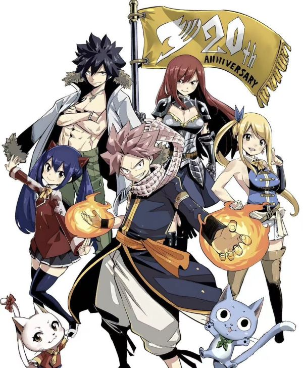 【海外代購】星空 妖精的尾巴20週年 裝飾畫 