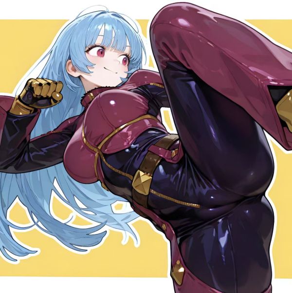 【海外代購】H2 《庫拉》SNK拳皇KOF冰女戴爾蒙多裝飾畫 