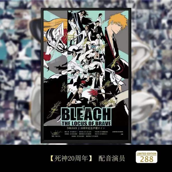 【海外代購】千鳥社 BLEACH死神 20週年 黑崎一護 簽名裝飾畫 
