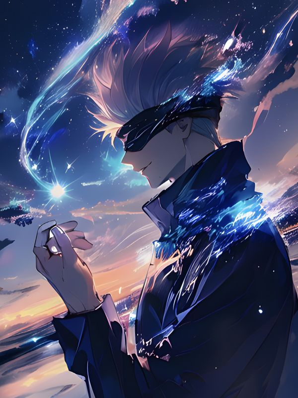 【海外代購】星空 《星空五悟》咒術回戰五條老師裝飾畫 