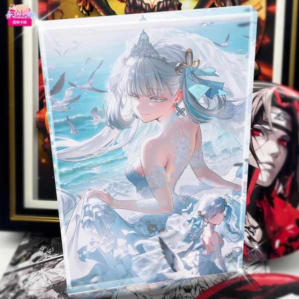 【海外代購】阿喵畫社 海風吹吹 婚紗今汐雙聯 新品12K超清主題裝飾畫週邊 