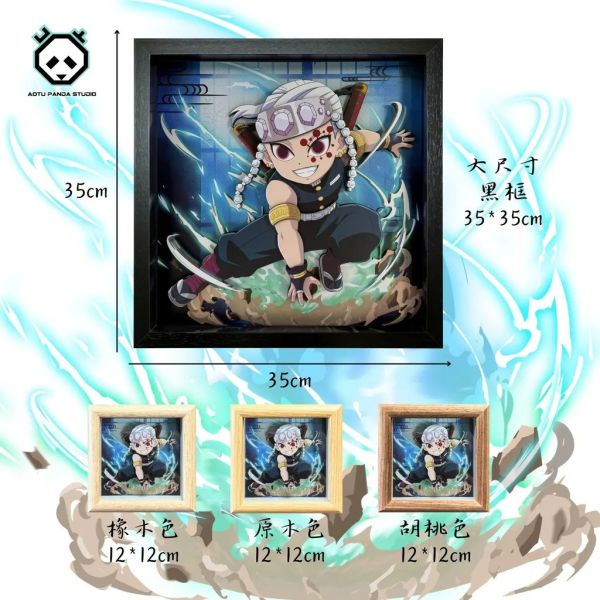 【海外代購】凹凸 PANDA 鬼滅之刃無限城篇音柱F款宇髓天元紙藝立體裝飾掛畫擺臺 