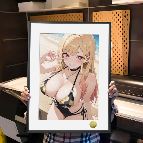 【海外代購】皇呱 《夏日泳裝喜多川海夢第二彈》 更衣人偶墜入愛河夏日泳裝喜多川海夢週邊裝飾畫 午睡毯 地毯 