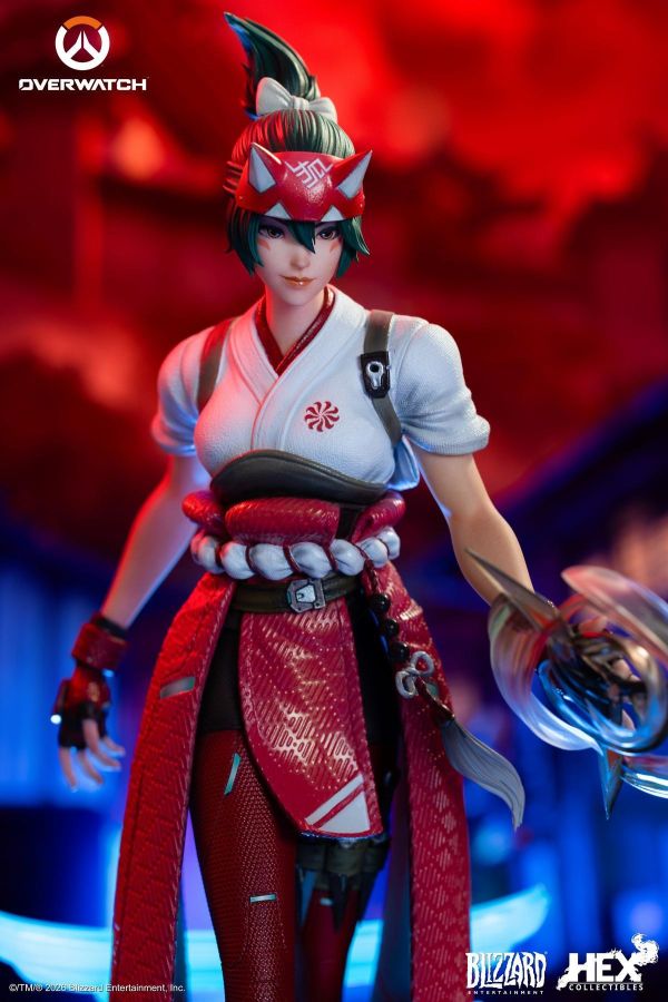 【預定】HEX 暴雪遊戲 Blizzard 1/6 霧子（Kiriko）收藏雕像－HEXOW03 鬥陣特攻（Overwatch） 