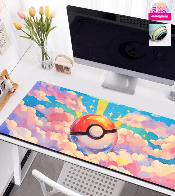 【海外代購】阿喵畫社 寶可夢 五彩精靈球 超清裝飾畫 