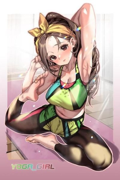 【海外代購】Hobby sakura きんく 原畫 瑜珈少女 1/7 