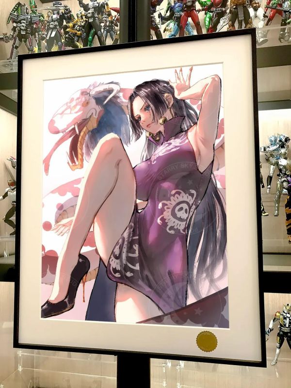 【海外代購】星空 《芳香腳女帝》Hancock海賊王裝飾畫 