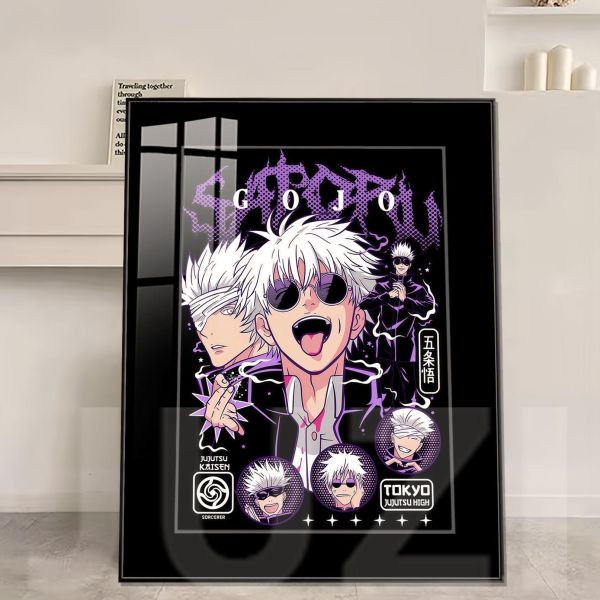 【海外代購】橘子 JUZI 咒界最強 五張悟海報 