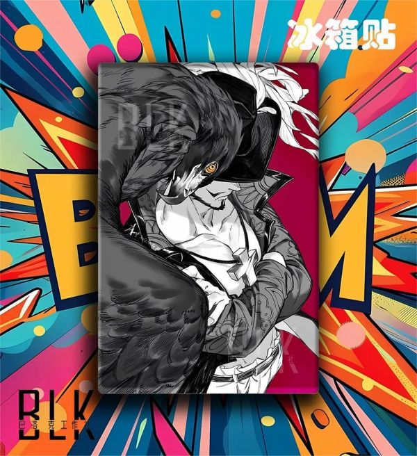 【海外代購】巴洛克《鷹眼》海賊王裝飾畫冰箱貼 