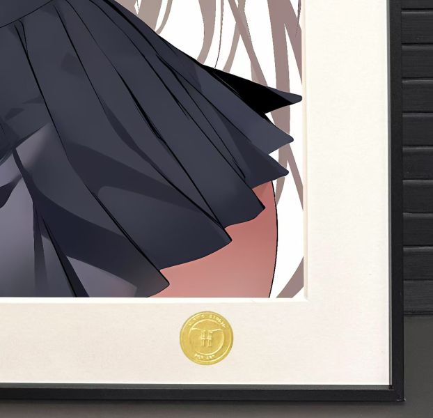 【海外代購】H2 《一之瀨明日奈》蔚藍檔案碧藍檔案裝飾畫 