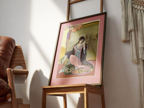 【海外代購】千鳥社《真希波 浮世繪》EVA新世紀福音戰士午睡毯地毯裝飾畫 