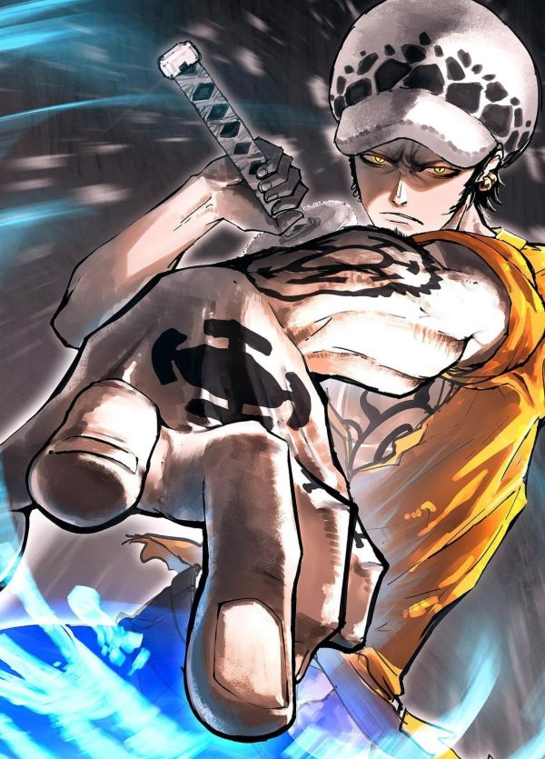 【海外代購】H2 《特拉法爾加羅》海賊王紅心海賊團裝飾畫 