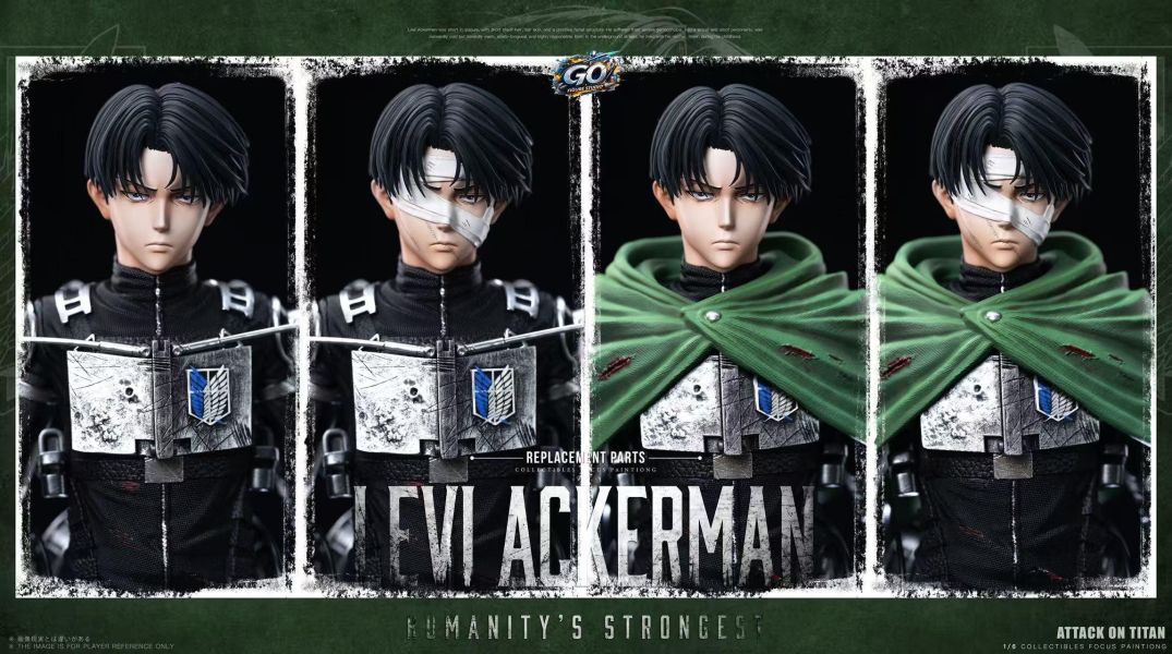 【預定】GO FIGURE 戰鬥兵長－里維・阿卡曼（Levi Ackerman） 進擊的巨人 