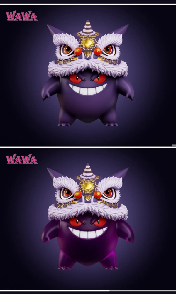 【預定】wawa 招財系列-舞獅耿鬼 