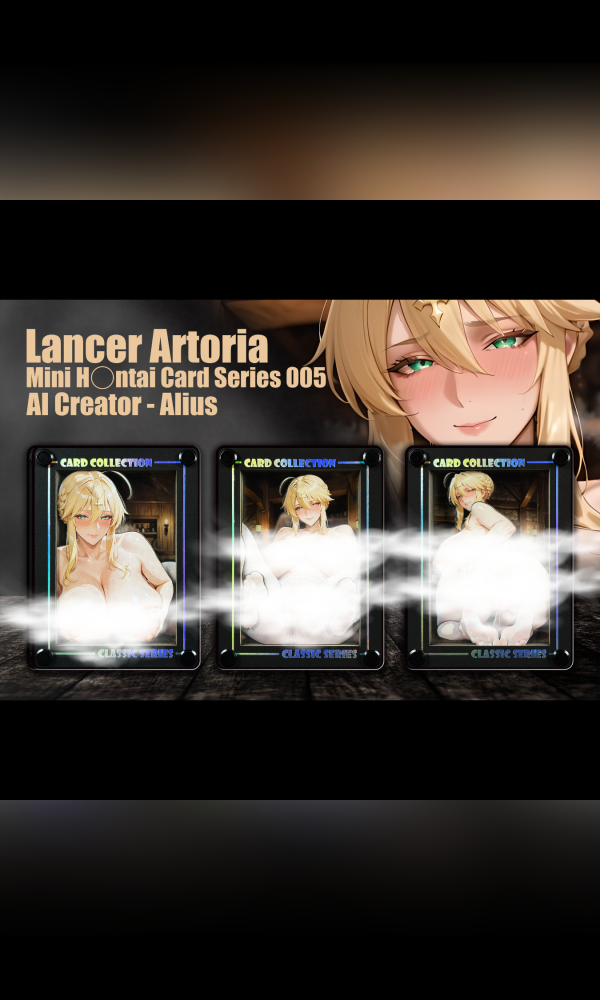 【R18-海外代購】黑白畫映 B&W Mini AI Creator 系列桌面裝飾卡磚第五彈 槍階 阿爾託莉雅 