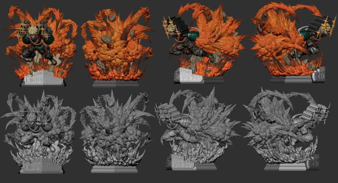 【預定】HERO 爆豪勝己1/6高品質雕像 