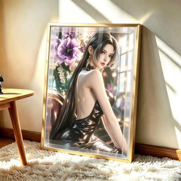 【海外代購】阿喵畫社 絕色天香 魅影女帝-漢庫克 新品8K主題超清裝飾畫 冰箱貼 透明卡磚 