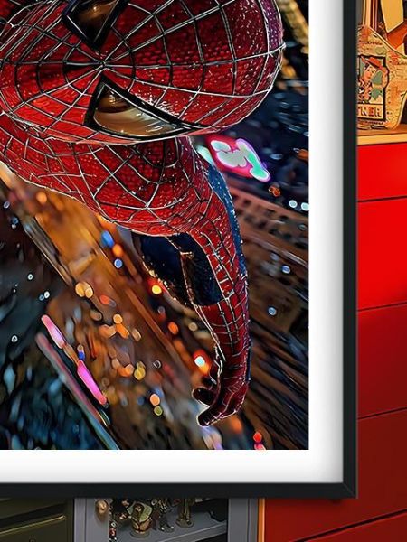 【海外代購】巴洛克 《出擊蜘蛛人》Spider-Man漫威彼得帕克復仇者聯盟動漫裝飾畫冰箱貼 