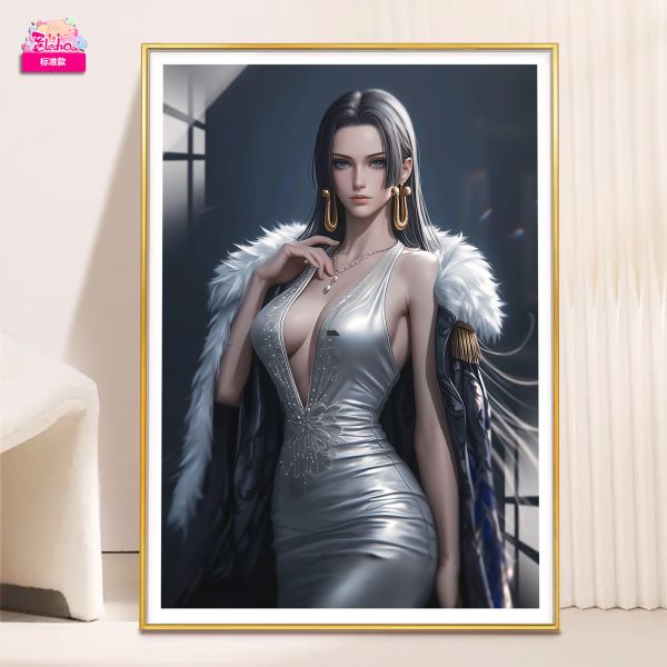 【海外代購】阿喵畫社 銀魅力 女帝 波雅 漢庫克 超清裝飾畫 