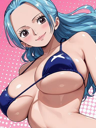 【海外代購】巴洛克 《泳裝薇薇》海賊王onepiece路飛娜美索隆山治羅賓裝飾畫冰箱貼 