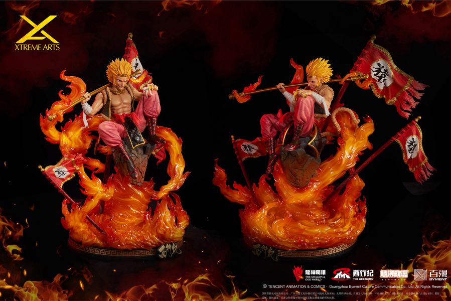 【海外代購】【40CM】XtremeArts 造極 《西行紀》正版授權 浴火重生 孫悟空 