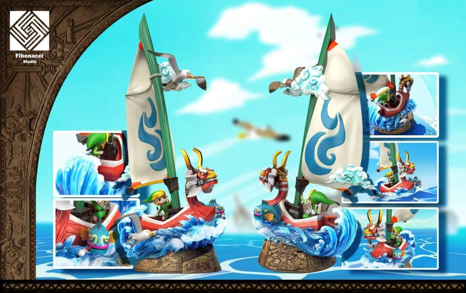 【預定】婓波 Fibonacci 薩爾達傳說：風之杖 - 紅獅王號（King of Red Lions）& 林克（Link） 