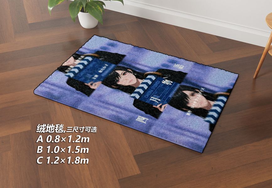 【海外代購】千鳥社 《四月物語 蒂法》 最終幻想7蒂法洛克哈特Tifa岩井俊二四月物語午睡毯地毯裝飾畫 午睡毯 地毯 