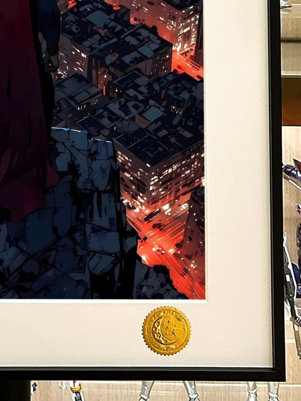 【海外代購】星空 《Superman》正義聯盟超人蝙蝠俠裝飾畫 