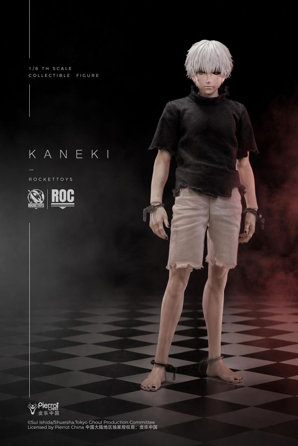 【預定】ROCKETTOYS 皮樂中國正版授權KANEKI 金木 1/6可動人偶 