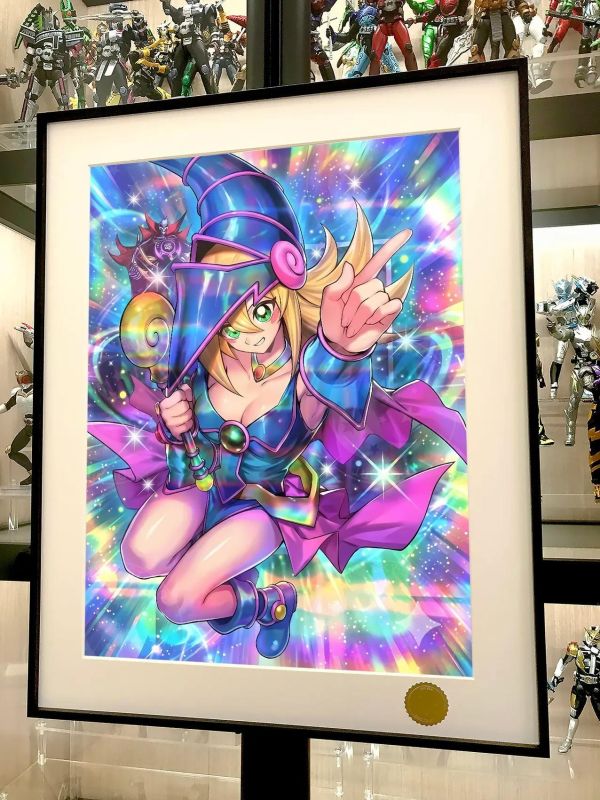 【海外代購】星空《炫彩黑魔導女孩》遊戲王阿圖姆武藤遊戲裝飾畫 