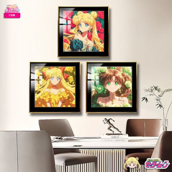 【海外代購】阿喵畫社 美少女戰士宮格套組畫 超清裝飾畫 