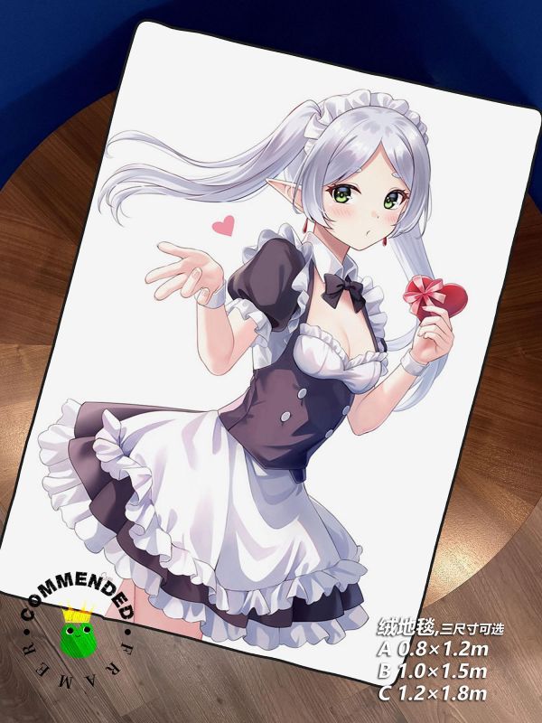 【海外代購】皇呱 《可愛女僕芙莉蓮》 被埋葬的芙莉蓮可愛女僕芙莉蓮同人周邊裝飾畫 午睡毯  地毯 