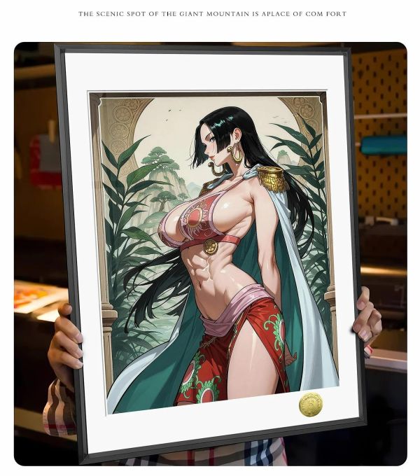 【海外代購】皇呱 《絕代女帝》海賊王裝飾畫 午睡毯 地毯 