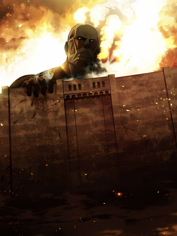 【海外代購】星空 《瑪利亞之牆》超巨進擊的巨人艾倫Eren三笠利威爾兵長Attack on Titan自由之翼動畫裝飾畫 