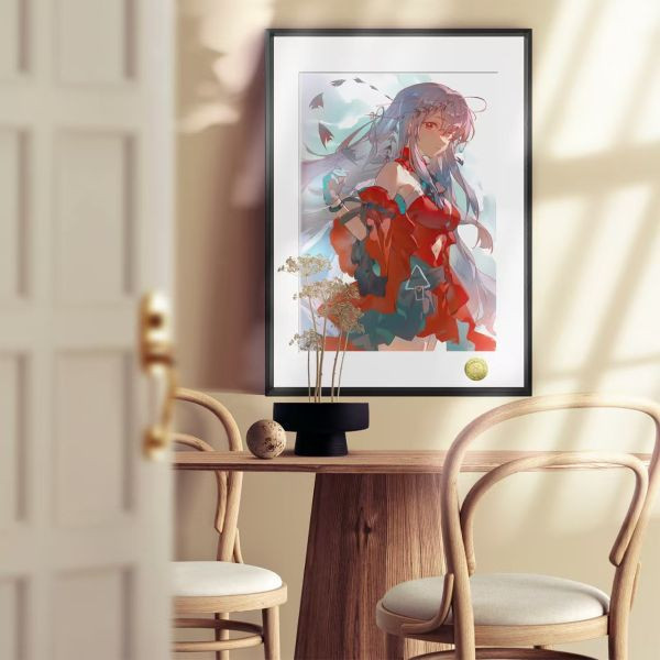 【海外代購】皇呱 《濁心斯卡蒂》明日方舟異格幹員深海獵人海嗣周邊裝飾畫 午睡毯 地毯 