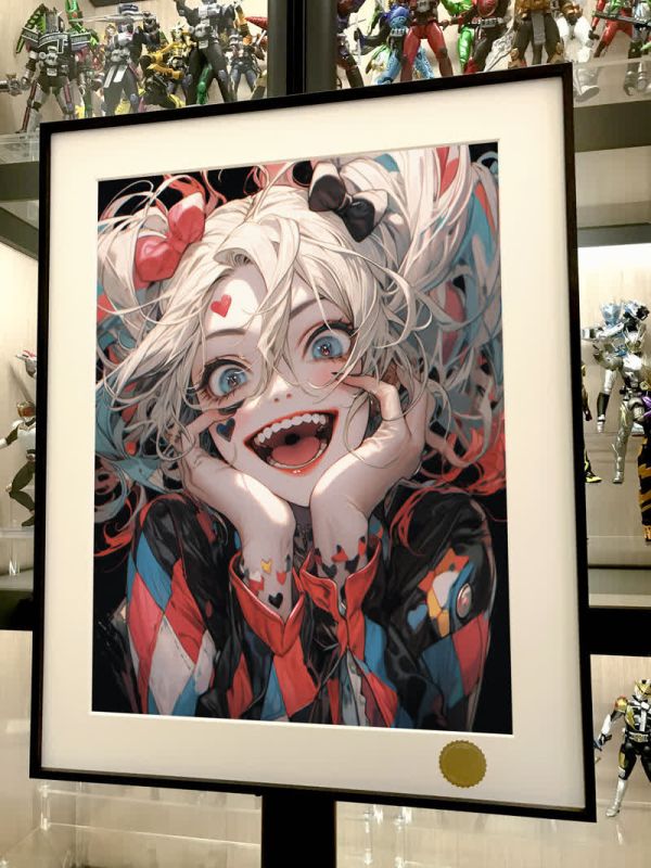 【海外代購】星空 蝙蝠俠 哈莉奎茵 小丑女 Harley Quinn 裝飾畫 