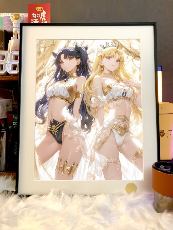【海外代購】星空 《伊什塔爾艾蕾》遠坂凜紅色惡魔Fate命運Tohsaka Rin動畫裝飾畫 