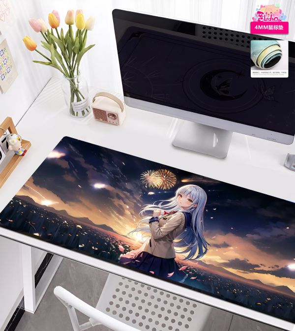 【海外代購】阿喵畫社 Angel Beats 煙火 立華奏 8k超大高清裝飾畫 