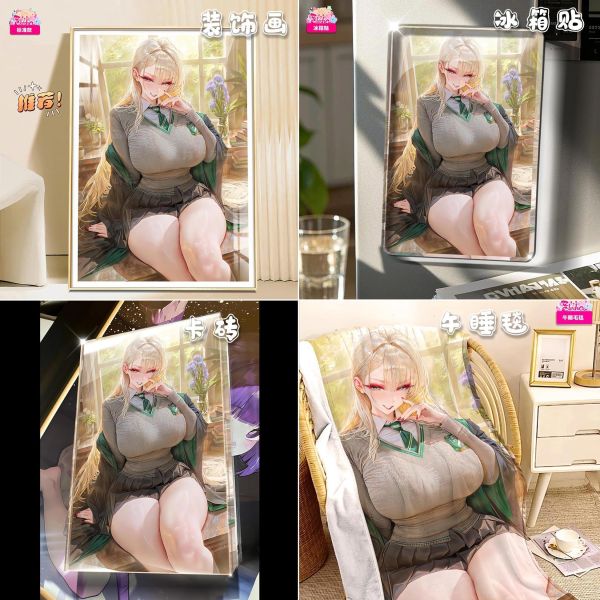 【海外代購】阿喵畫社 12K超清主題系列－迎辰・跩哥・馬份（Draco Malfoy）哈利波特（Harry Potter）  裝飾畫 透明壓克力卡磚 午睡毛毯 冰箱貼 