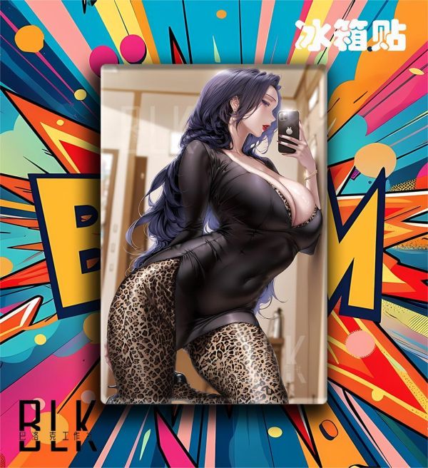 【海外代購】巴洛克 《自拍金美庭》金組長美麗新世界Kim Mi-jung韓漫動漫裝飾畫冰箱貼 