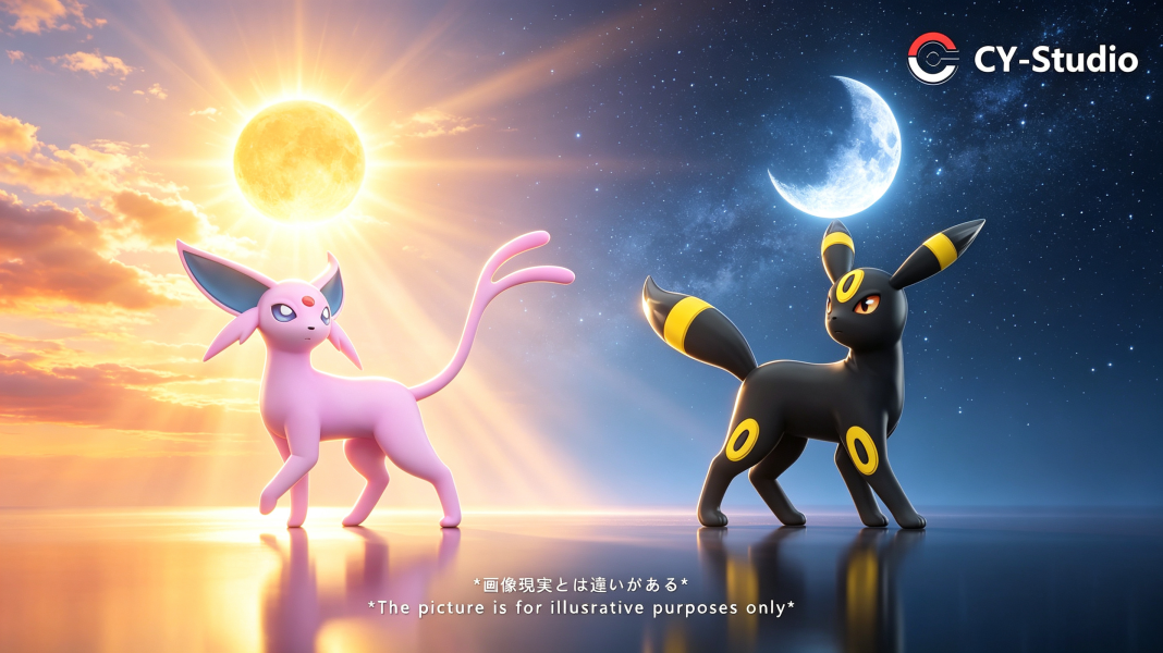 【預定】城憶 CY 太陽伊布&月亮伊布 