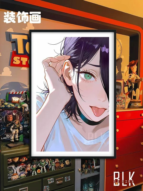 【海外代購】巴洛克《調皮蕾塞》鏈鋸人蕾塞篇裝飾畫冰箱貼 