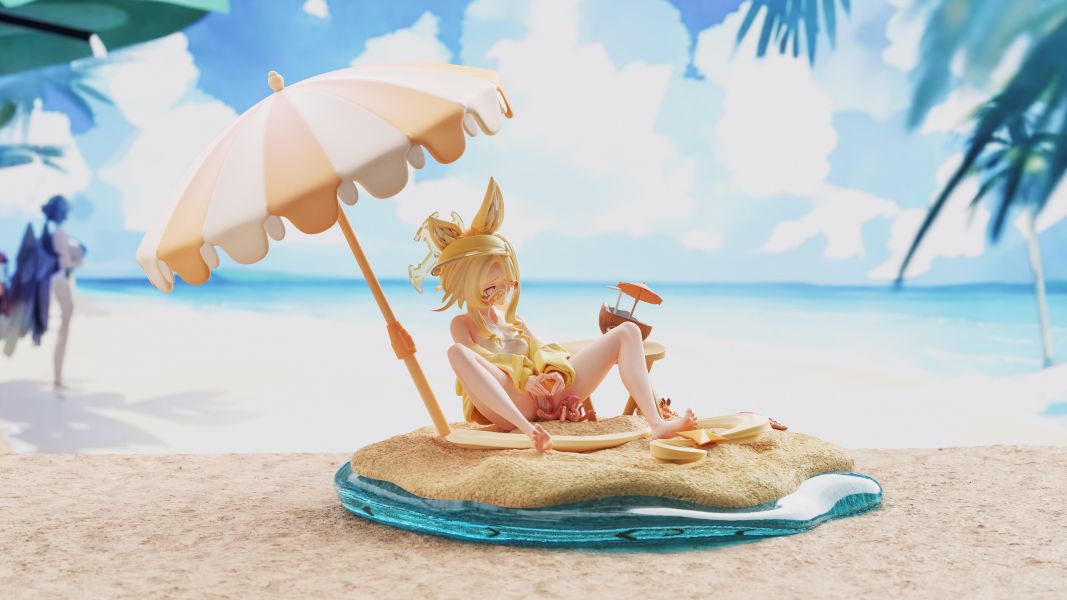 【R18-預定】Haruhi 碧藍檔案 沙灘泳裝聖婭 